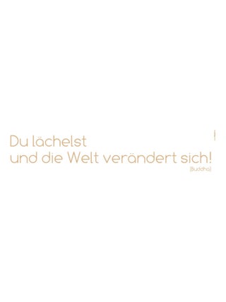 Du lächelst, Sticker murale - 14 x 70 cm