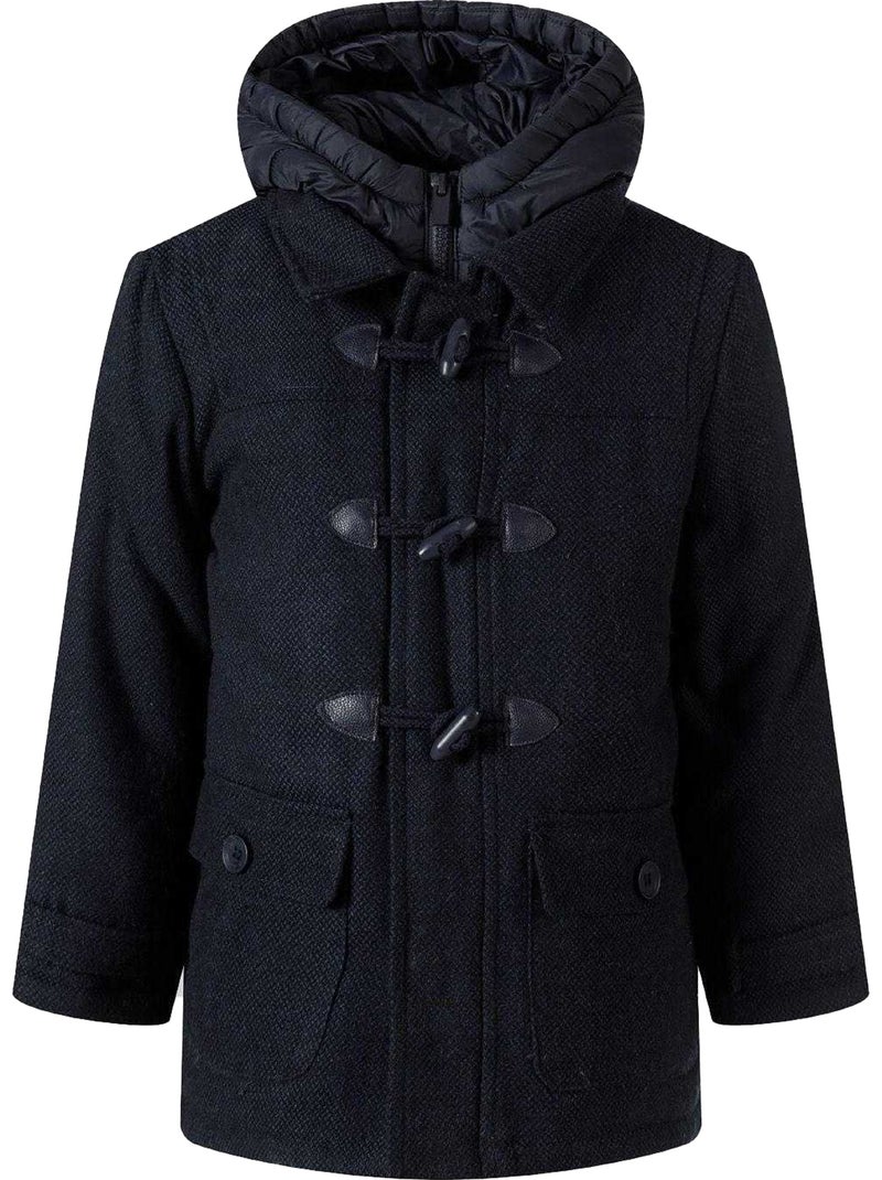 Duffle-coat motif/style uni - minoti Bleu - Kiabi