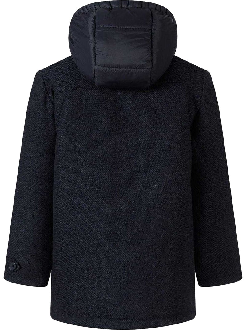 Duffle-coat motif/style uni - minoti Bleu - Kiabi