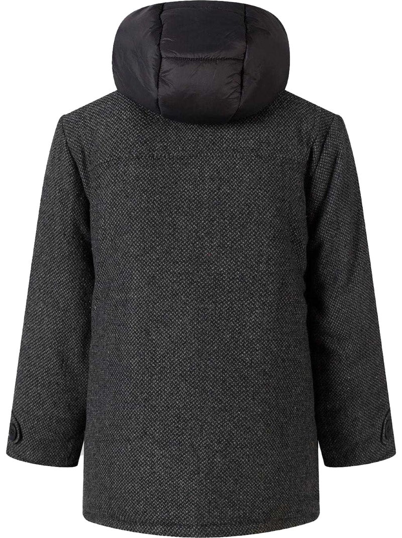 Duffle-coat motif/style uni - minoti Gris - Kiabi