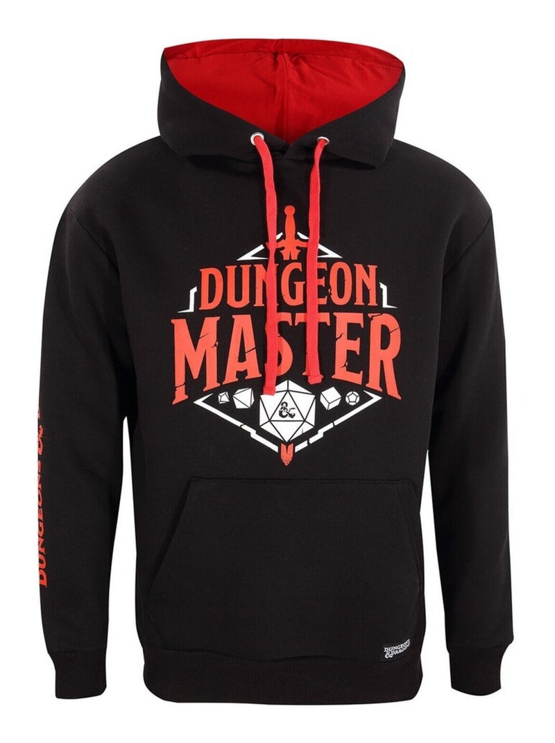 Dungeons & Dragons - Sweat à capuche DUNGEON MASTER Noir - Kiabi