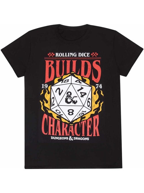 Dungeons & Dragons - T-shirt BUILDS CHARACTER - Kiabi