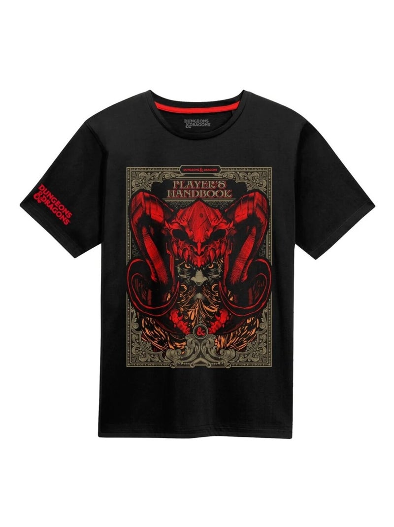 Dungeons & Dragons - T-shirt PLAYERS HANDBOOK Noir - Kiabi