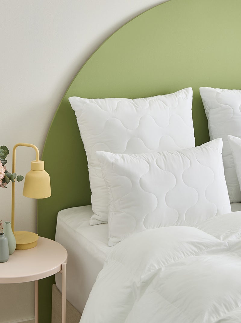 DUNLOPILLO - Lot de 2 oreillers cocoon - Mémoire de forme Blanc - Kiabi