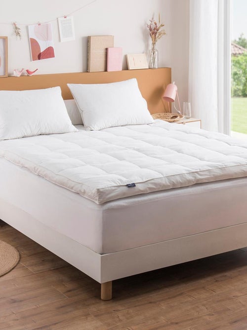 DUNLOPILLO - Surmatelas Premium Naturel - 10% duvet - Kiabi