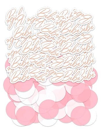 DUO CONFETTIS BABY SHOWER FILLE