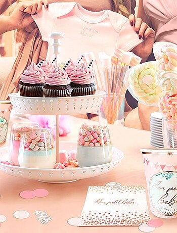 DUO CONFETTIS BABY SHOWER FILLE