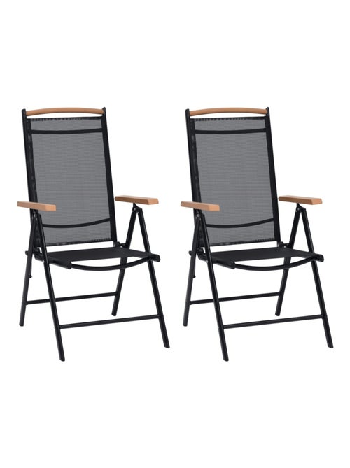 Duo de chaises de jardin pliables - Kiabi