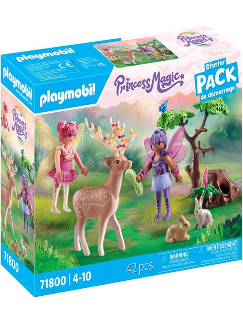 Duo de fées avec animaux de la forêt enchantée - Kiabi