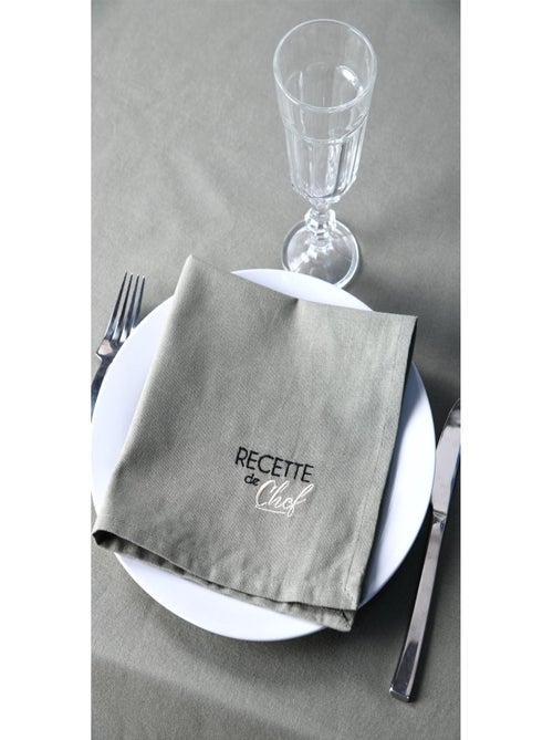 Duo de serviettes de tables bicolores - Kiabi Duo de serviettes de tables bicolores - Kiabi