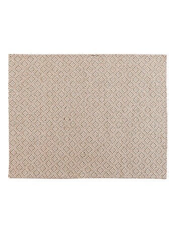 Duo de sets de table à motifs géométriques