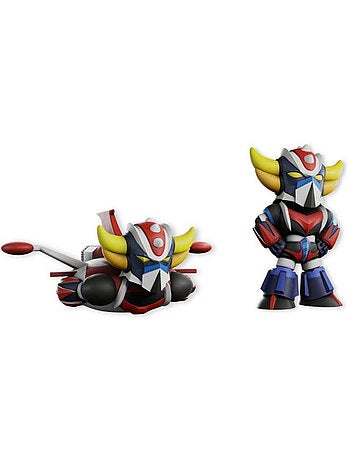 Duo figurines - plastoy - goldorak spacer et goldorak - pvc - 7 cm
