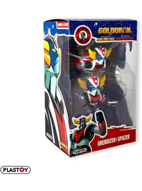 Duo figurines - plastoy - goldorak spacer et goldorak - pvc - 7 cm - Kiabi Duo figurines - plastoy - goldorak spacer et goldorak - pvc - 7 cm - Kiabi