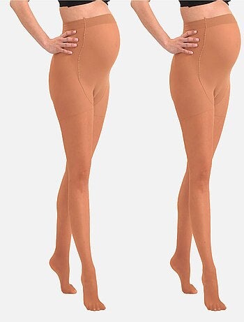 Duo Pack Collants de grossesse transparant magique 40den