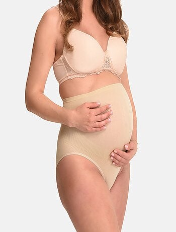 Maternité - Jupe-culotte de grossesse en lin