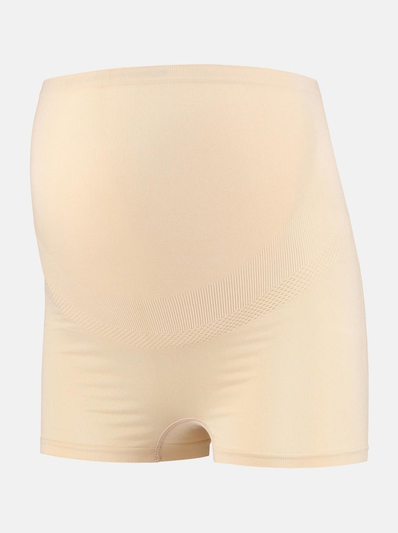 Duo Pack Shorty de grossesse sans coutures  (Mamsy) Beige - Kiabi