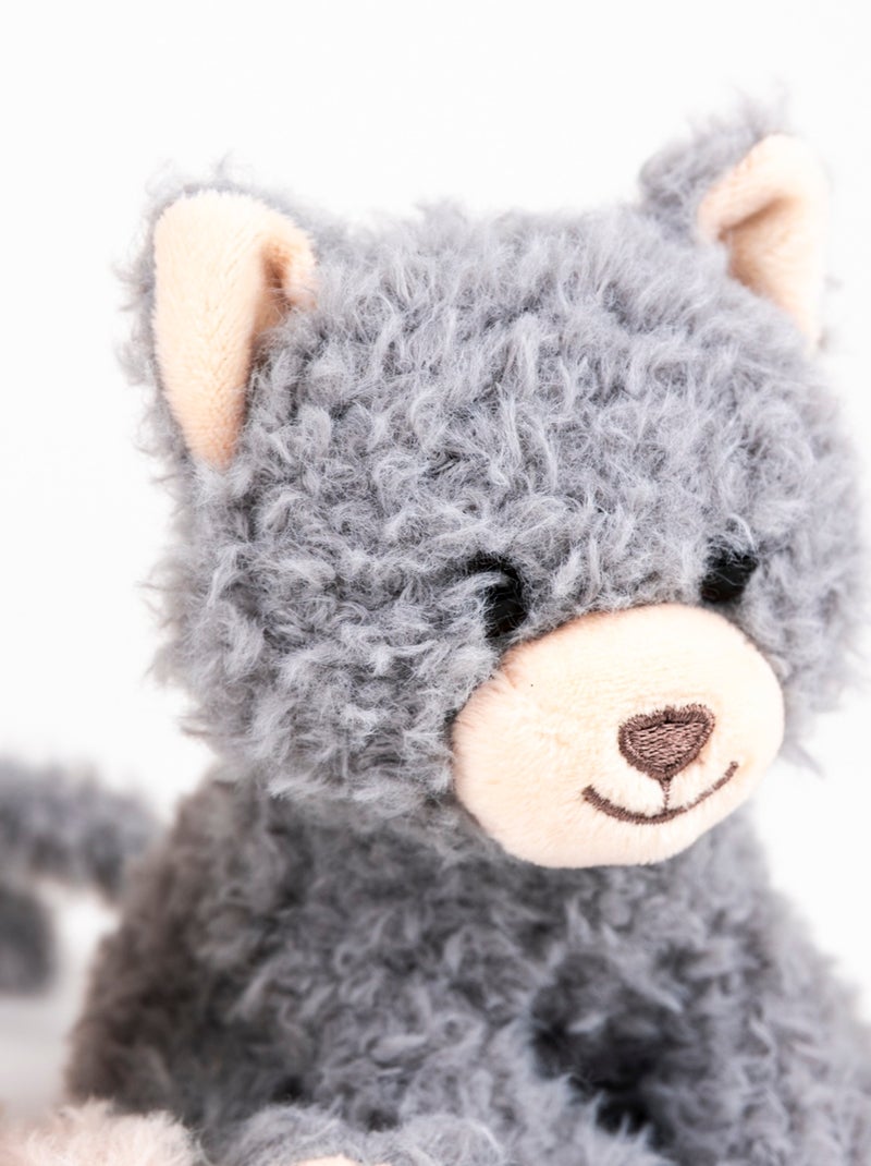 Duo peluches chats Romy 15 cm Beige - Kiabi