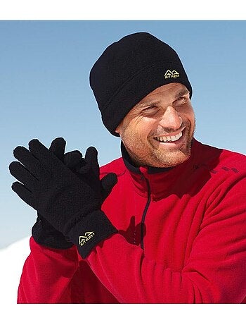 Duo polaire bonnet + gants antifroid - atlas for men