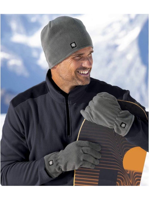 Duo Polaire Bonnet plus gants  - ATLAS FOR MEN - Kiabi
