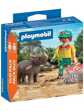 DuoPack Soigneur et rhinocéros