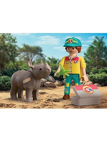 DuoPack Soigneur et rhinocéros