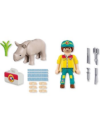 DuoPack Soigneur et rhinocéros