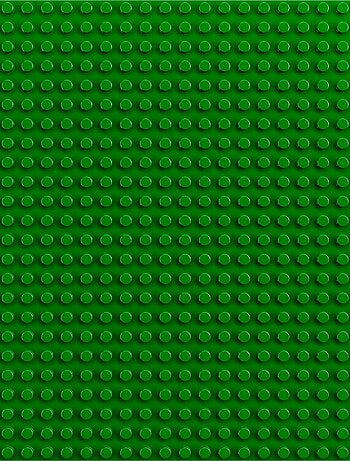 Duplo La plaque de construction verte