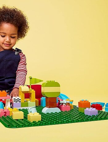 Duplo La plaque de construction verte