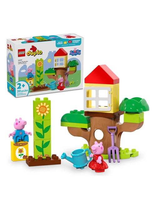 Duplo Le jardin et la cabane dans l'arbre de Peppa Pig - Kiabi
