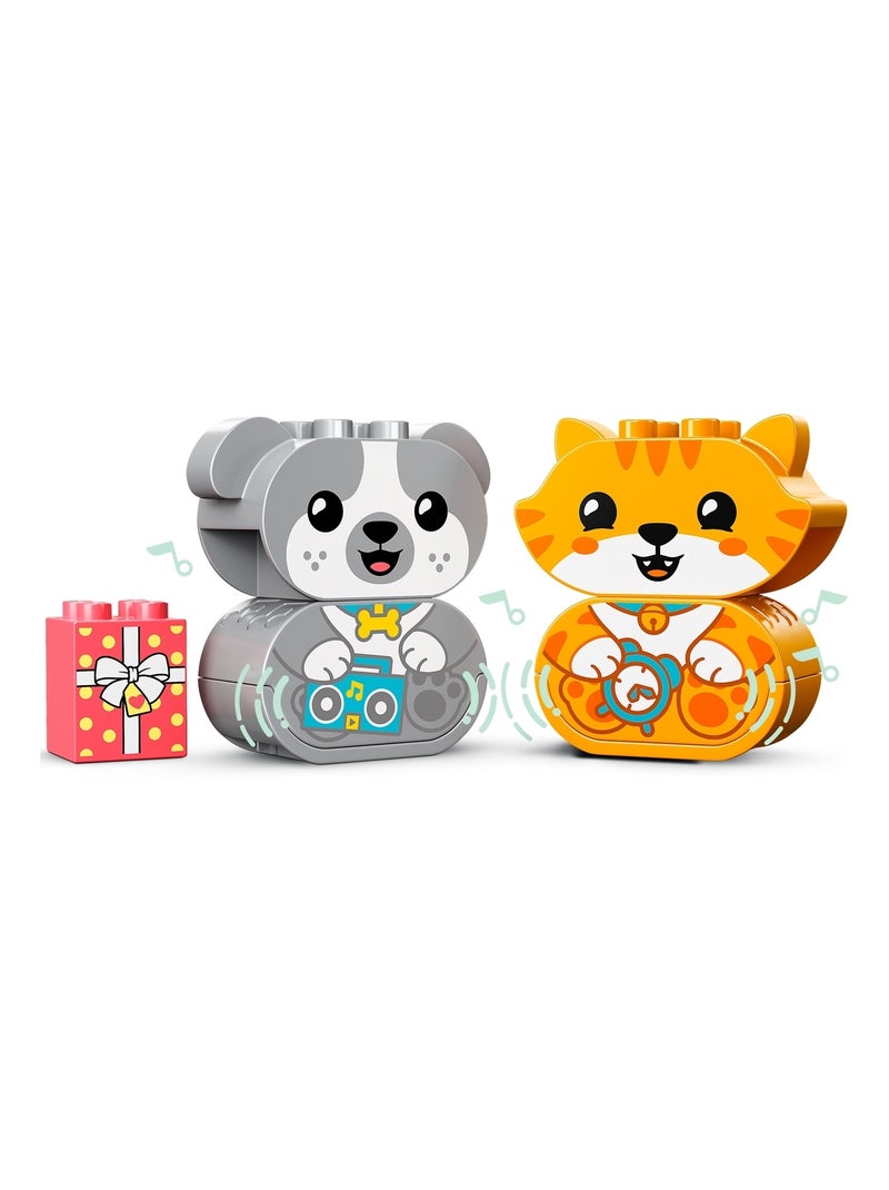 Duplo Mes premiers chiot et chaton avec effets sonores Multicolore - Kiabi