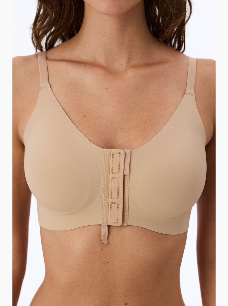 Easy open soutien-gorge rembourré à ouverture facile penti Beige argile - Kiabi