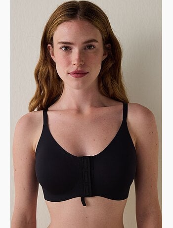 Easy open soutien-gorge triangle sans armatures à ouverture devant penti