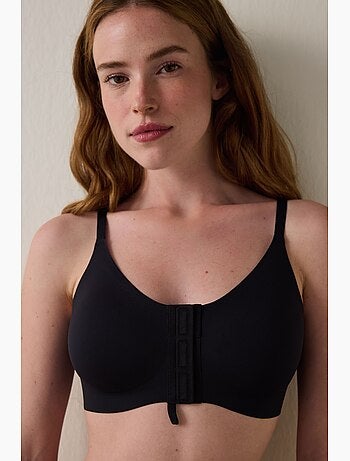 Easy open soutien-gorge triangle sans armatures à ouverture devant penti