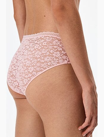 Easy slip hipster en dentelle à fleurs penti