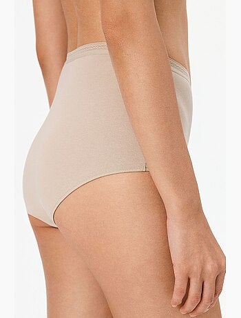 Easy slip taille haute en coton penti