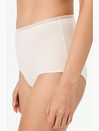 Easy slip taille haute en coton penti