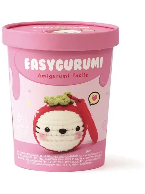 Easygurumi - fraise porte cles - Kiabi