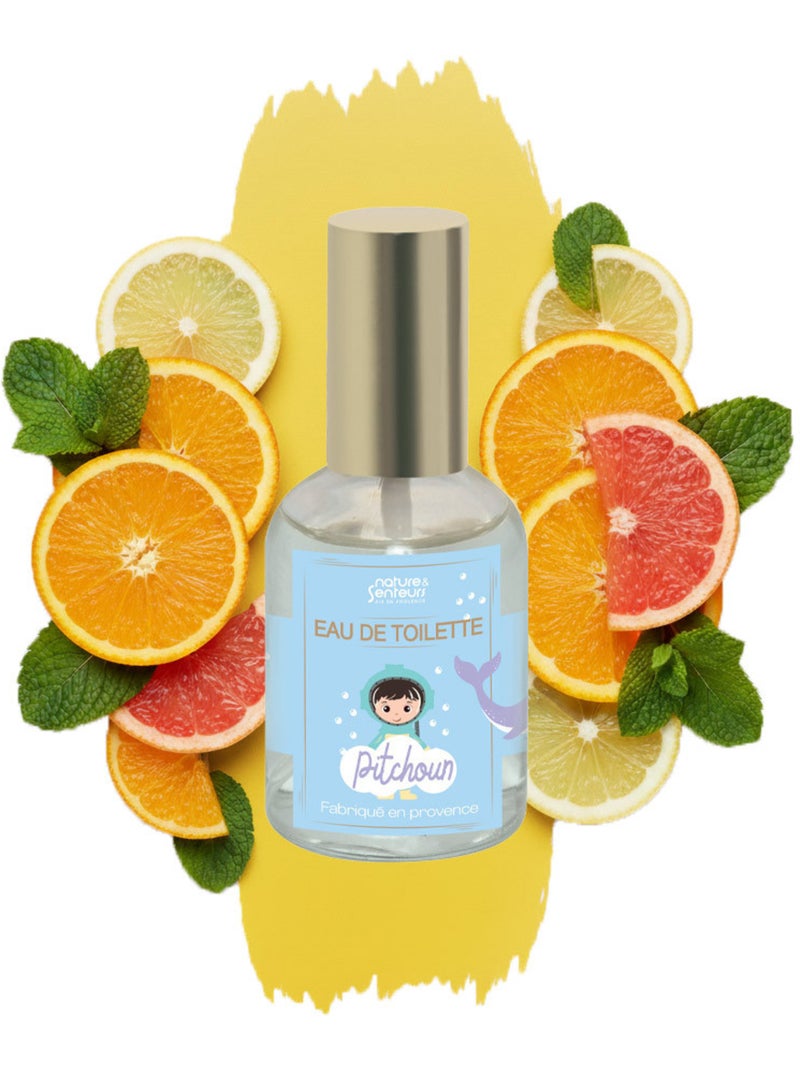 Eau de toilette garçon agrumes basilic 50 ml Bleu ciel - Kiabi