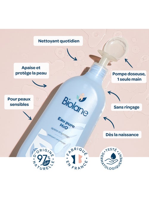 Eau pure h2o 750ml biolane - Kiabi Eau pure h2o 750ml biolane - Kiabi