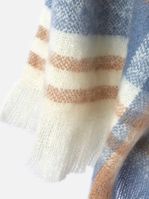 Echarpe à carreaux - Damart - Kiabi