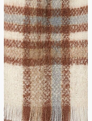 Echarpe à carreaux esprit tartan - damart