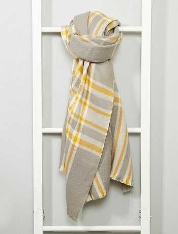 Écharpe à carreaux - Kiabi