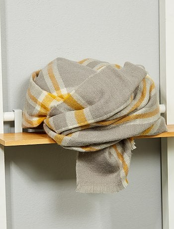 Écharpe à carreaux - Kiabi