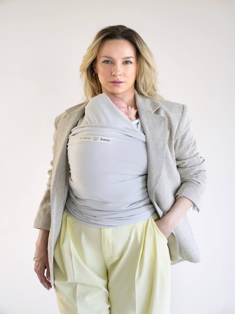 Écharpe BASIC - Fibres BIO - Perle Gris perle - Kiabi