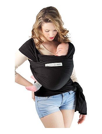 Écharpe BASIC - Fibres BIO - Presque Noir