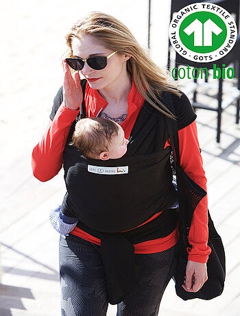 Écharpe BASIC - Fibres BIO - Presque Noir