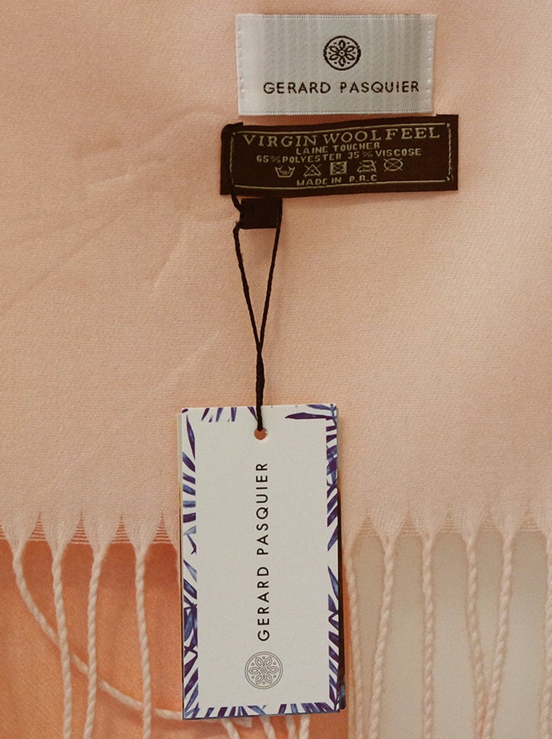 Echarpe bi-ton Gerard Pasquier TOKYO Rose saumon - Kiabi