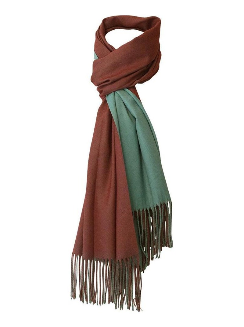 Echarpe bi-ton Gerard Pasquier TOKYO Vert - Kiabi