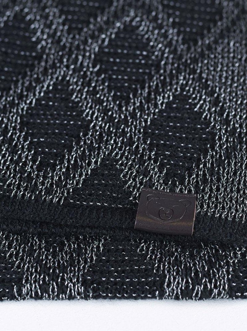 Echarpe Cassiopée - Made in France Noir - Kiabi