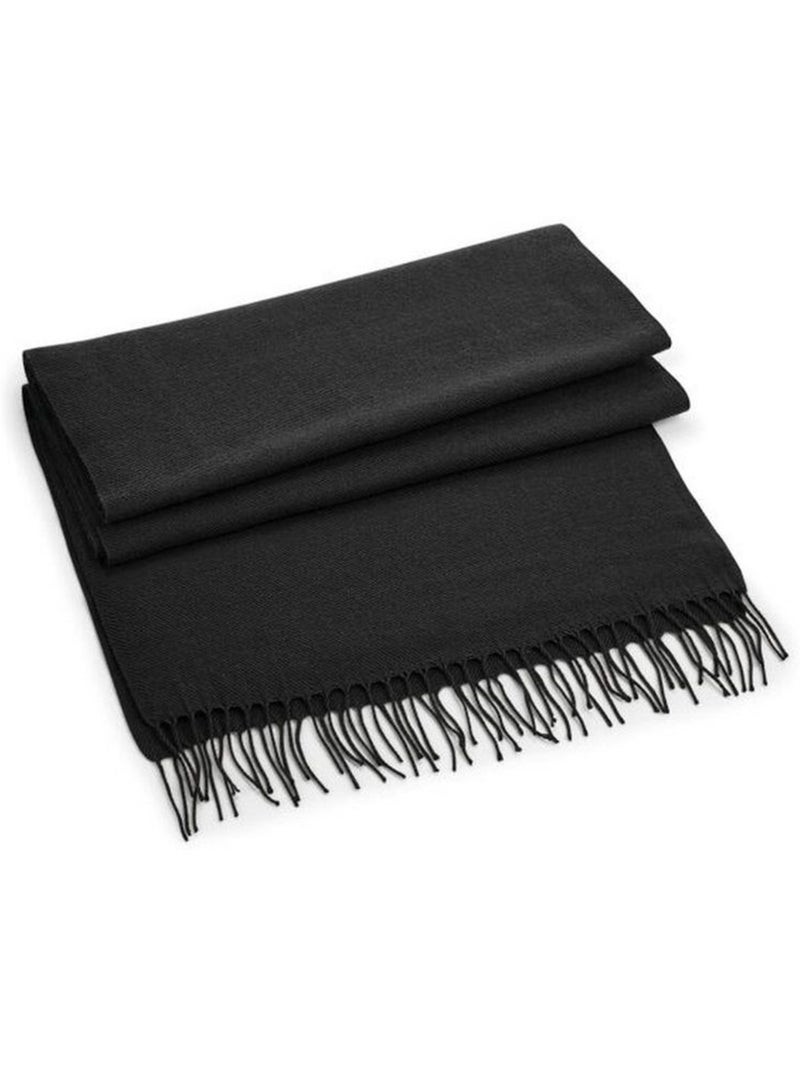Echarpe classique tissée unisexe pour adultes - beechfield Noir - Kiabi